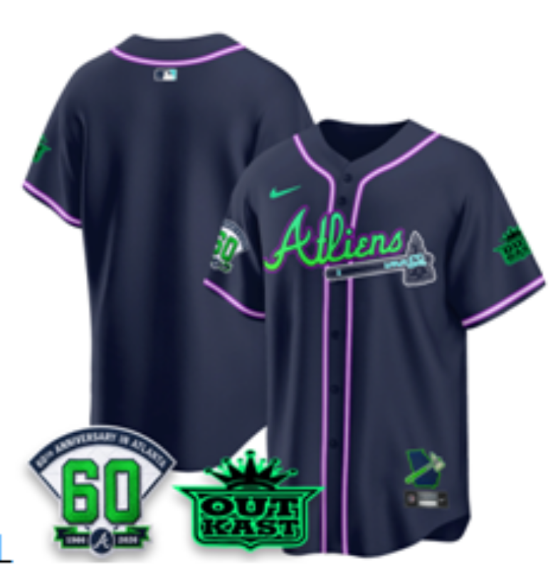 Youth 2026 Atlanta Braves blank blue Game Nike MLB Jersey 071500